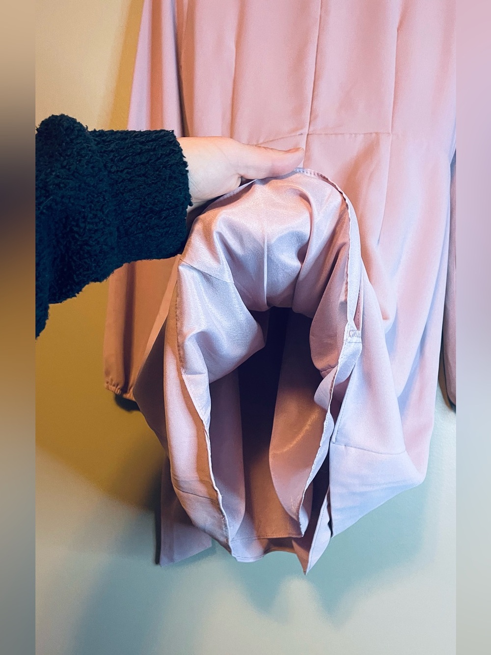 Farrow Knot Front Long Sleeve Mini Dress - Picture 7 of 11
